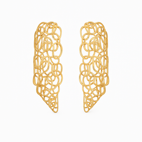 Armonie Intrecciate – Orecchini artigianali in bronzo