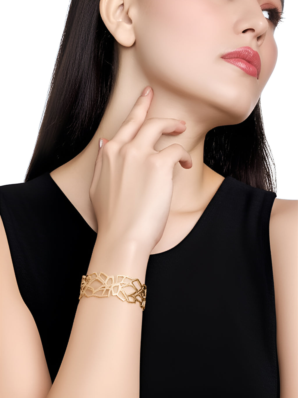 Bracciale Frammenti Preziosi in ottone dorato – Gift Gioielli