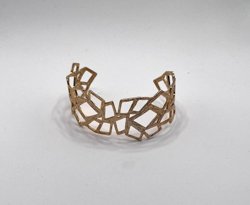 Bracciale Frammenti Preziosi in ottone dorato – Gift Gioielli